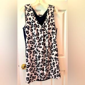 RACHEL Rachel Roy Sleeveless Cheetah Print Dress